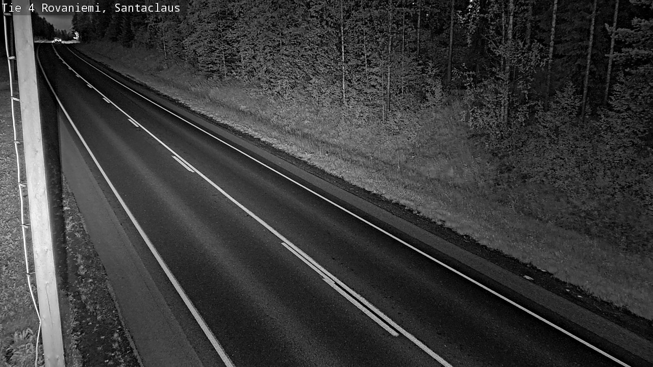 Weather Camera Image Väg 4 Rovaniemi, Santa Claus, Rovaniemi, Lappi