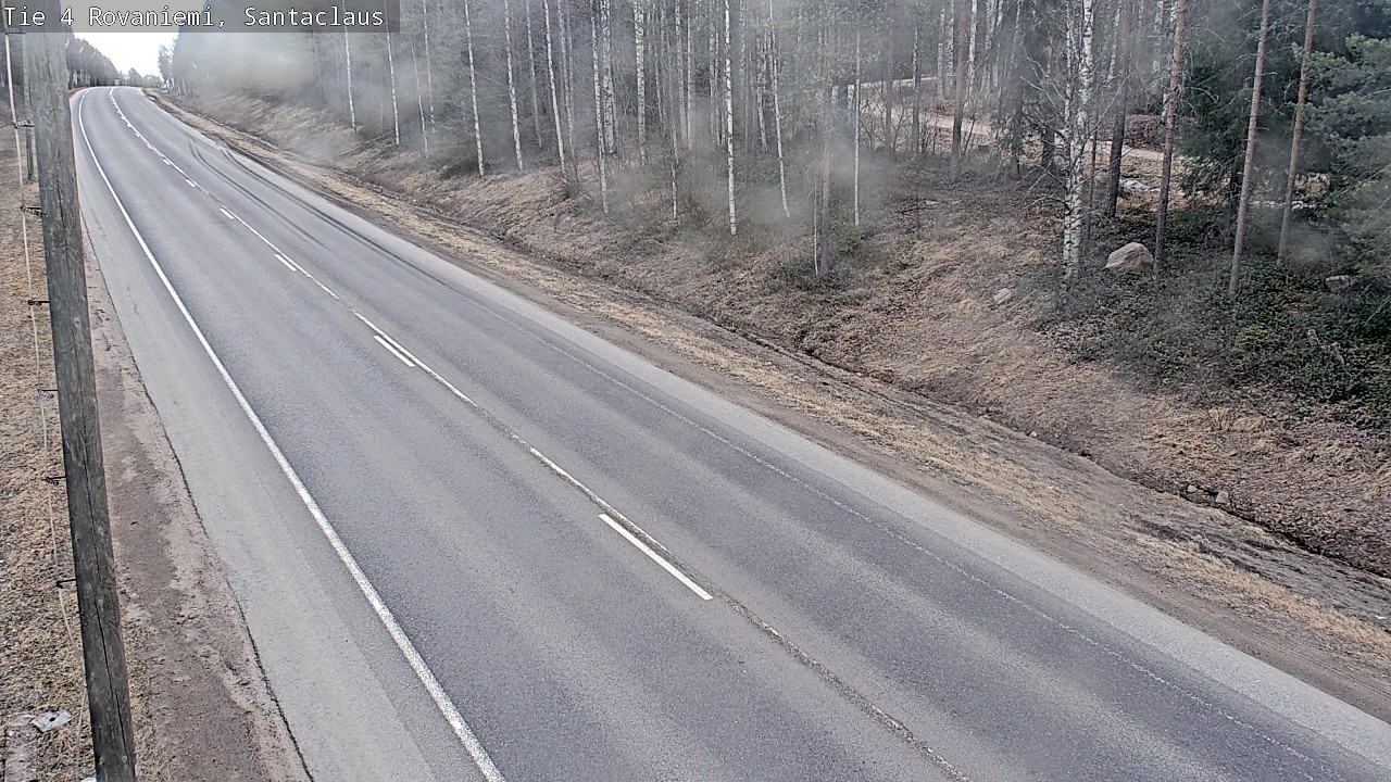 Weather Camera Image Road 4, Rovaniemi, Santa Claus, Rovaniemi, Lappi