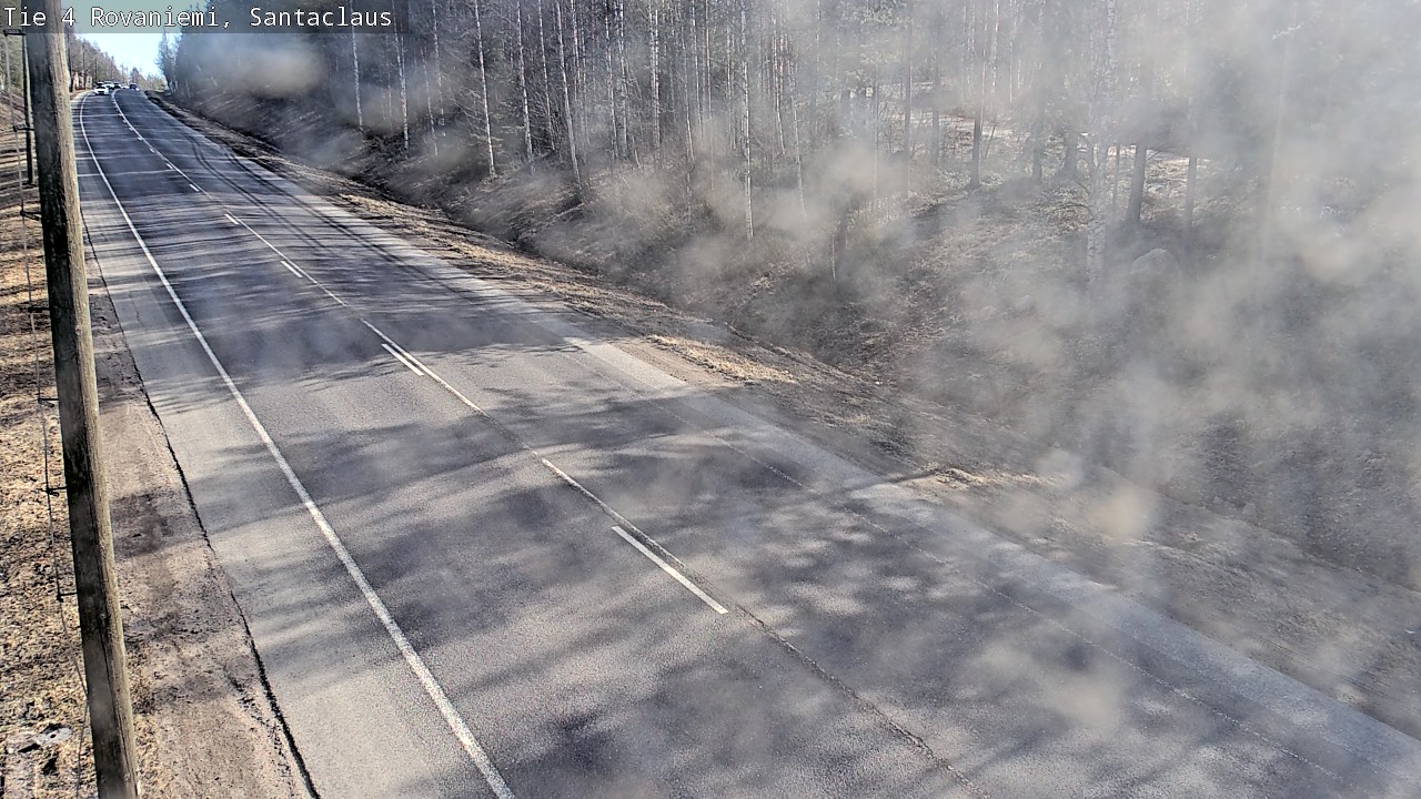 Weather Camera Image Road 4, Rovaniemi, Santa Claus, Rovaniemi, Lappi