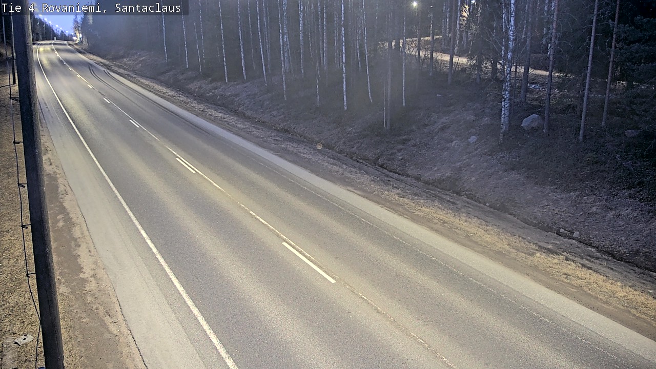 Weather Camera Image Road 4, Rovaniemi, Santa Claus, Rovaniemi, Lappi