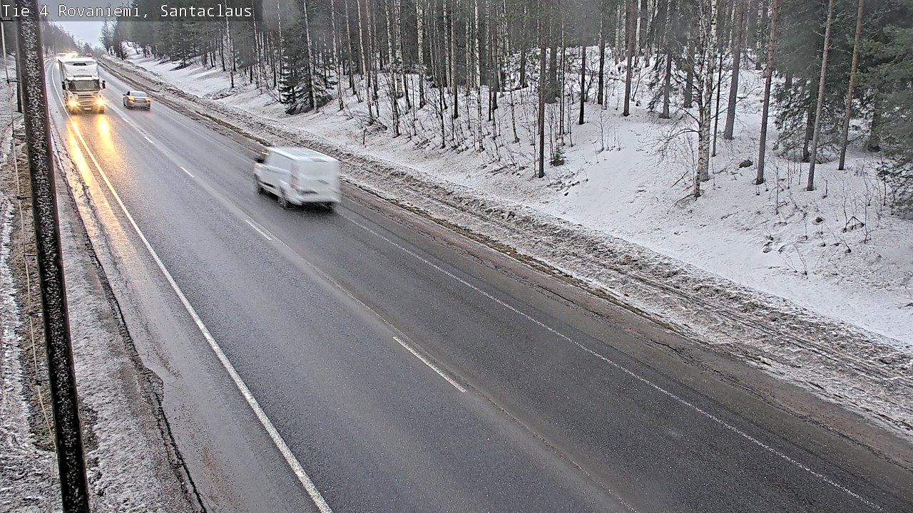 Weather Camera Image Road 4, Rovaniemi, Santa Claus, Rovaniemi, Lappi