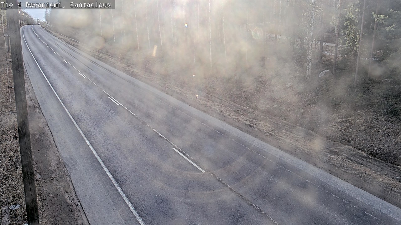 Weather Camera Image Road 4, Rovaniemi, Santa Claus, Rovaniemi, Lappi
