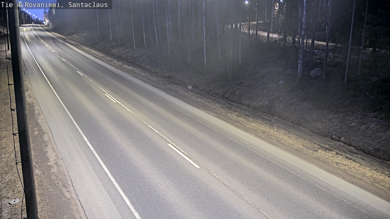 Weather Camera Image Road 4, Rovaniemi, Santa Claus, Rovaniemi, Lappi