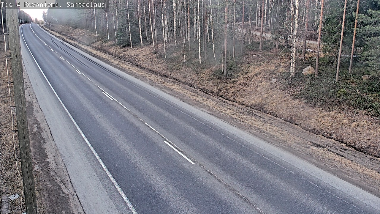Weather Camera Image Road 4, Rovaniemi, Santa Claus, Rovaniemi, Lappi