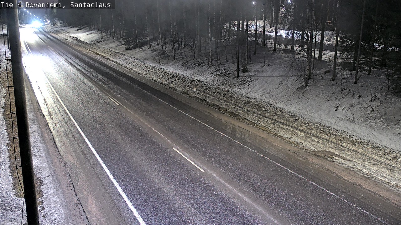 Weather Camera Image Road 4, Rovaniemi, Santa Claus, Rovaniemi, Lappi