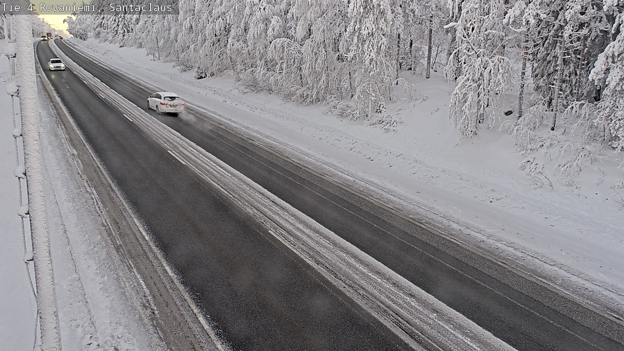 Weather Camera Image Road 4, Rovaniemi, Santa Claus, Rovaniemi, Lappi
