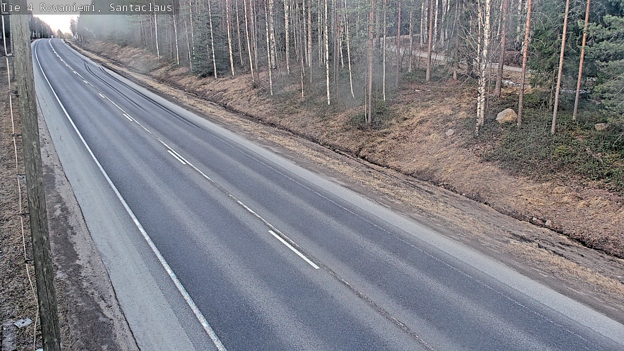 Weather Camera Image Road 4, Rovaniemi, Santa Claus, Rovaniemi, Lappi