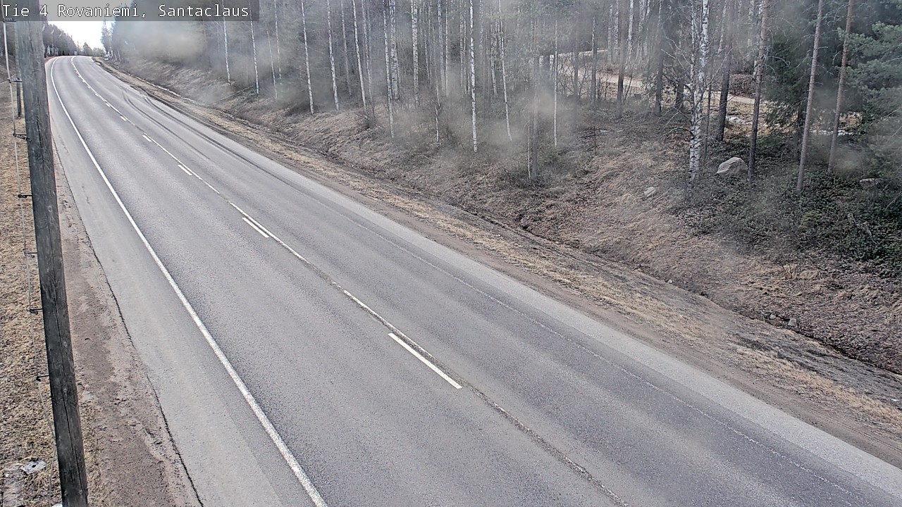 Weather Camera Image Road 4, Rovaniemi, Santa Claus, Rovaniemi, Lappi
