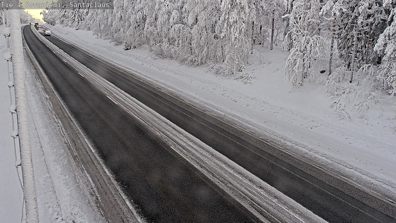Weather Camera Image Road 4, Rovaniemi, Santa Claus, Rovaniemi, Lappi