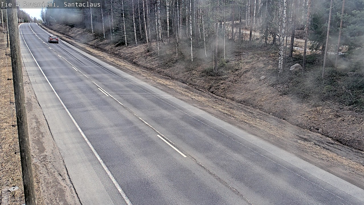 Weather Camera Image Väg 4 Rovaniemi, Santa Claus, Rovaniemi, Lappi