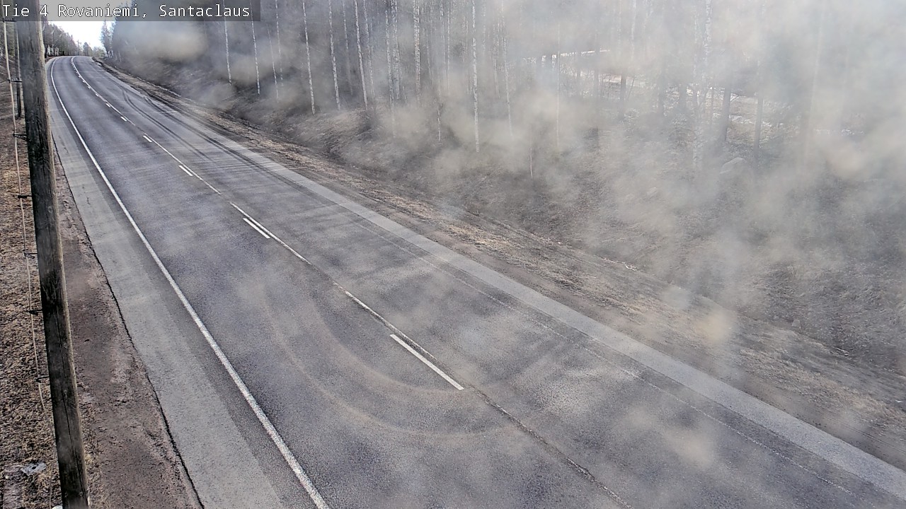 Weather Camera Image Väg 4 Rovaniemi, Santa Claus, Rovaniemi, Lappi