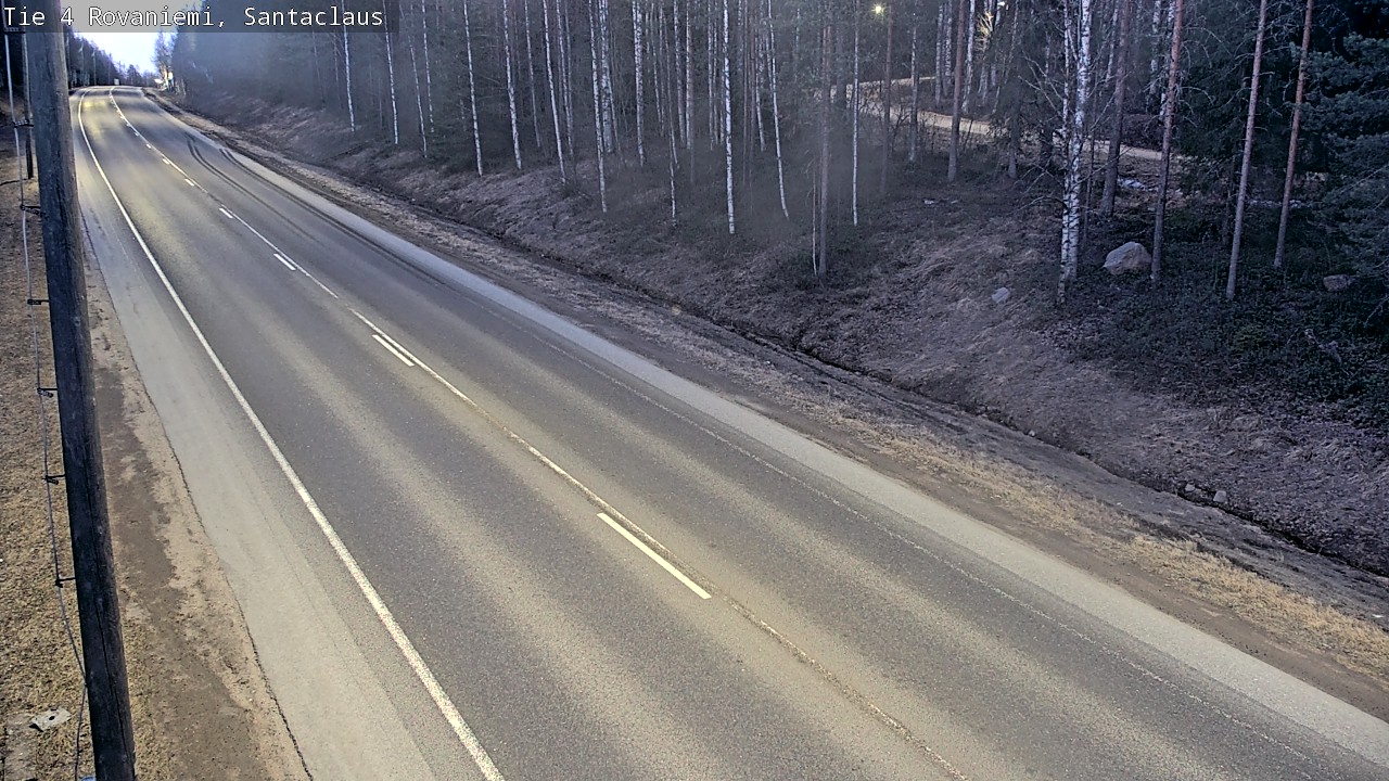 Weather Camera Image Road 4, Rovaniemi, Santa Claus, Rovaniemi, Lappi