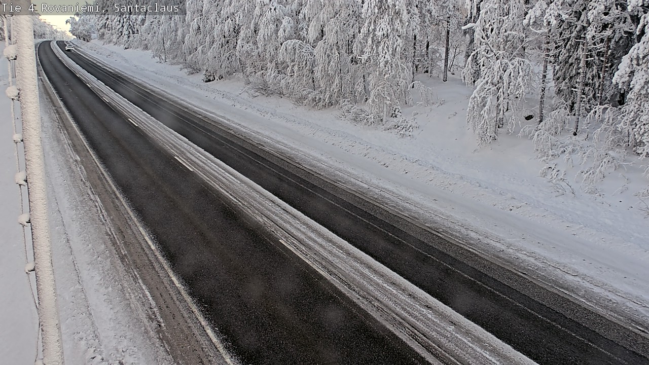 Weather Camera Image Road 4, Rovaniemi, Santa Claus, Rovaniemi, Lappi