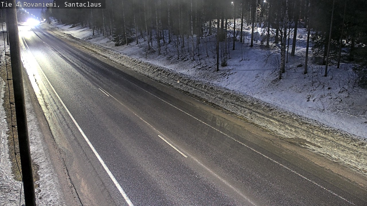 Weather Camera Image Road 4, Rovaniemi, Santa Claus, Rovaniemi, Lappi