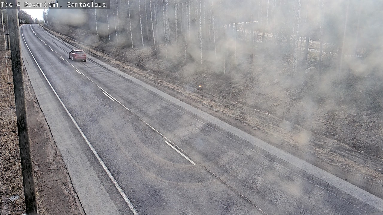 Weather Camera Image Väg 4 Rovaniemi, Santa Claus, Rovaniemi, Lappi