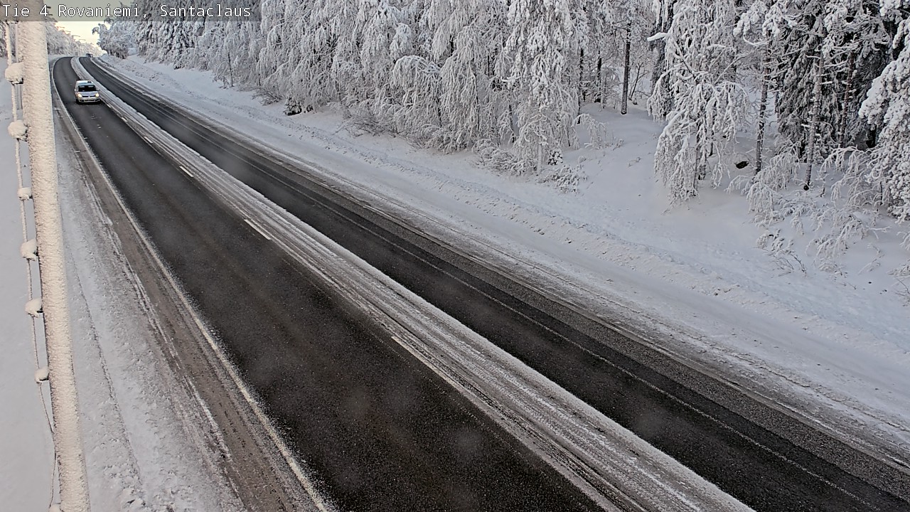 Weather Camera Image Road 4, Rovaniemi, Santa Claus, Rovaniemi, Lappi