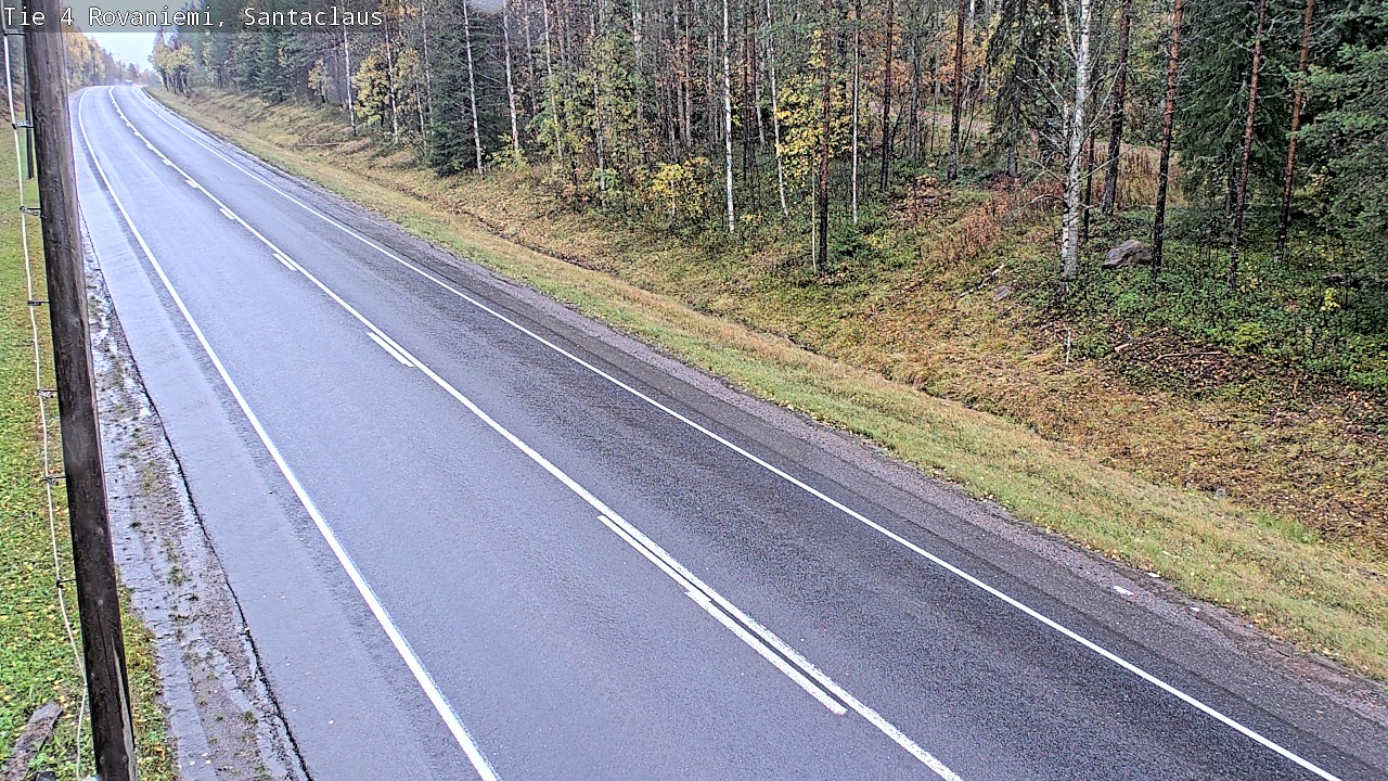 Weather Camera Image Road 4, Rovaniemi, Santa Claus, Rovaniemi, Lappi