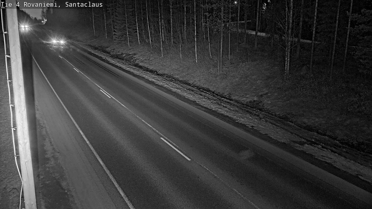 Weather Camera Image Road 4, Rovaniemi, Santa Claus, Rovaniemi, Lappi