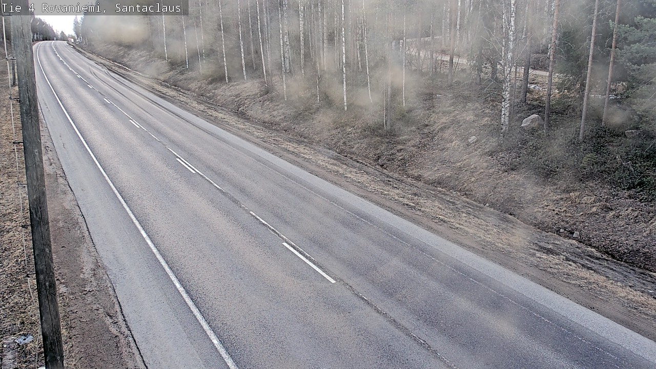 Weather Camera Image Road 4, Rovaniemi, Santa Claus, Rovaniemi, Lappi