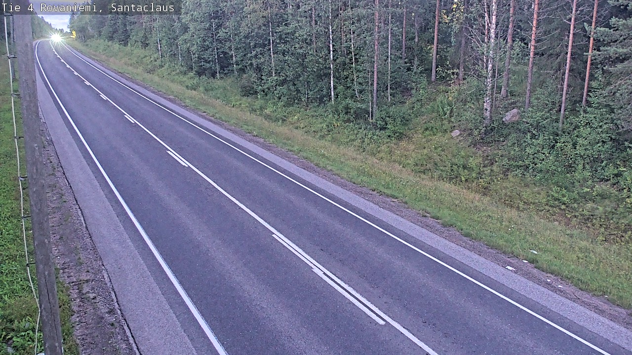Weather Camera Image Väg 4 Rovaniemi, Santa Claus, Rovaniemi, Lappi