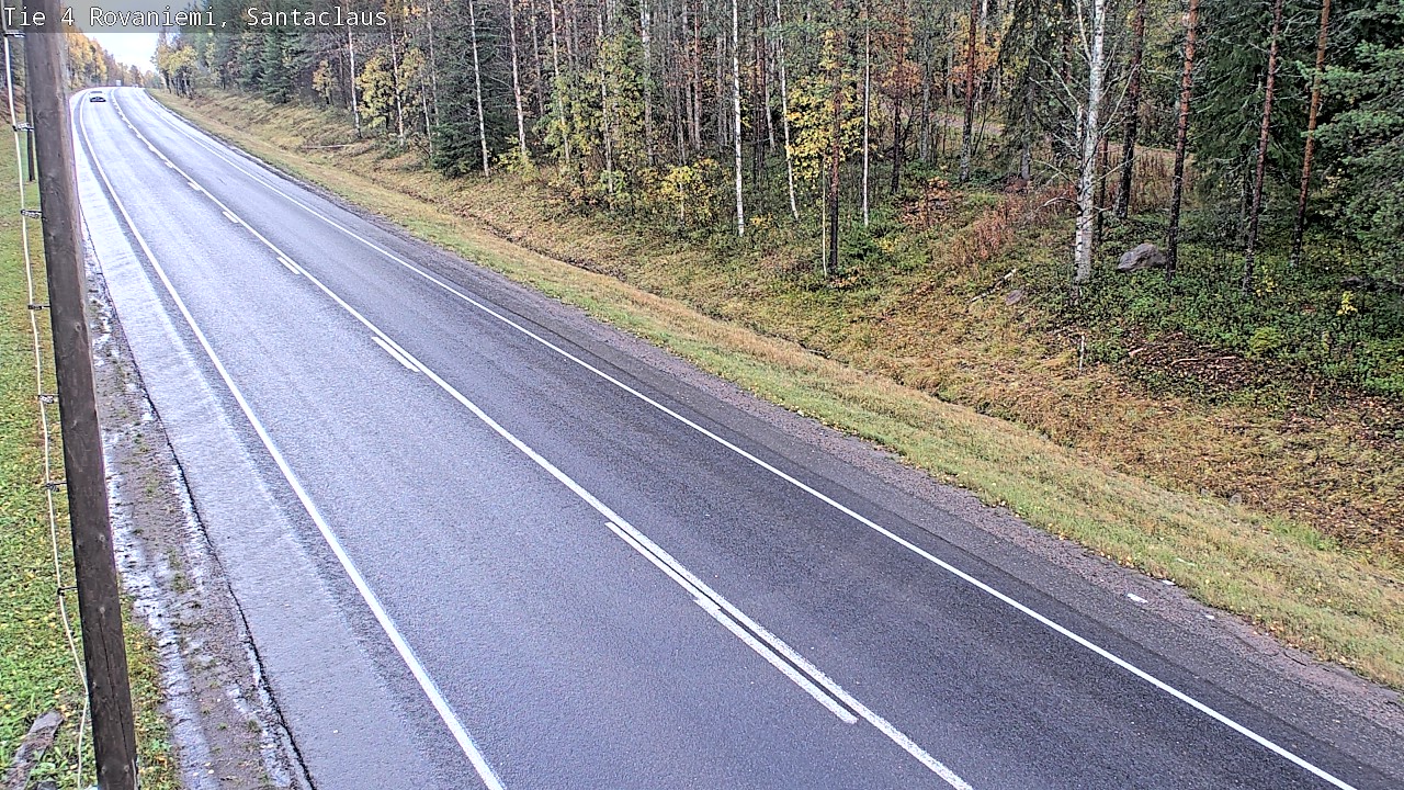 Weather Camera Image Road 4, Rovaniemi, Santa Claus, Rovaniemi, Lappi