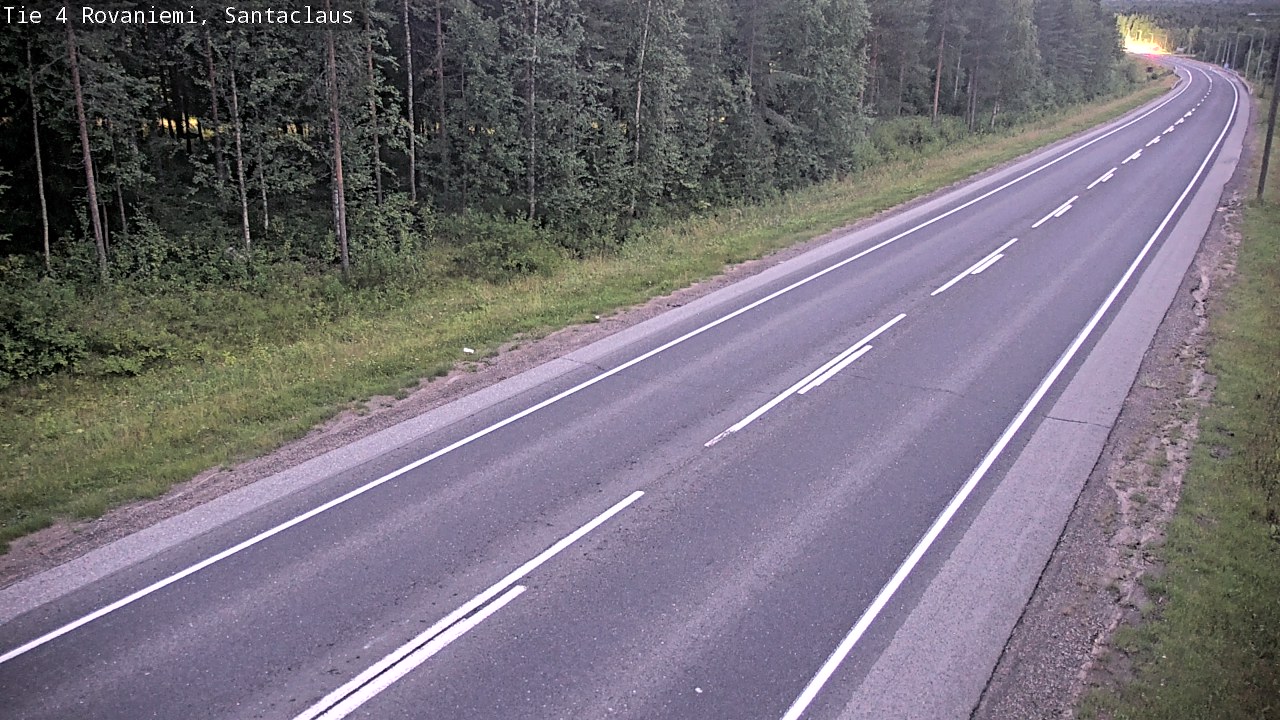 Weather Camera Image Väg 4 Rovaniemi, Santa Claus, Rovaniemi, Lappi