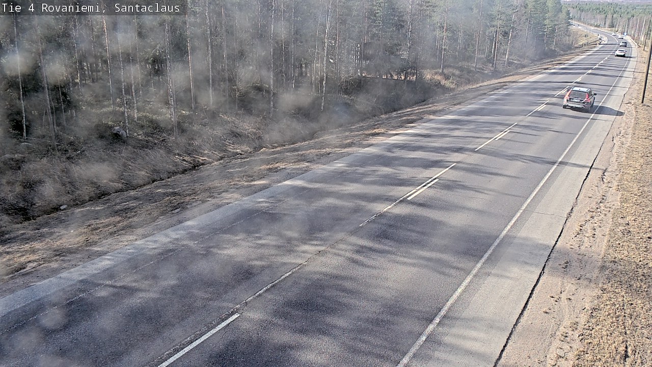Weather Camera Image Road 4, Rovaniemi, Santa Claus, Rovaniemi, Lappi
