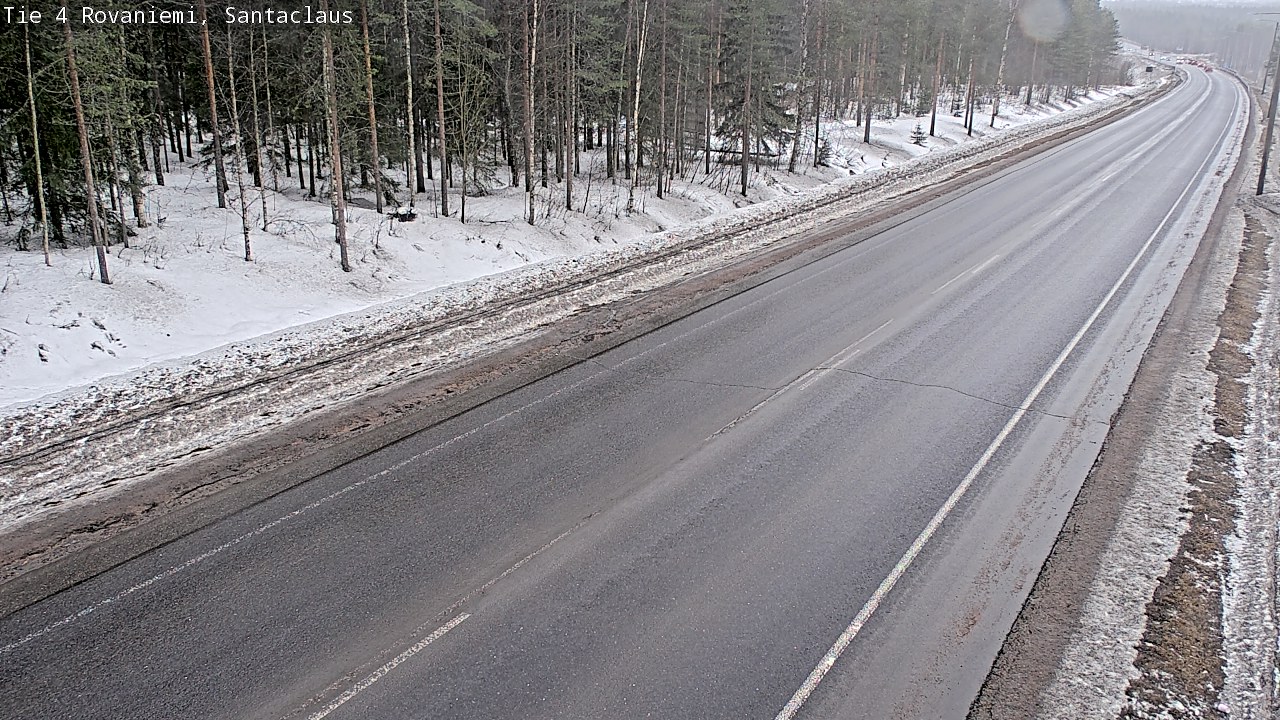 Weather Camera Image Road 4, Rovaniemi, Santa Claus, Rovaniemi, Lappi