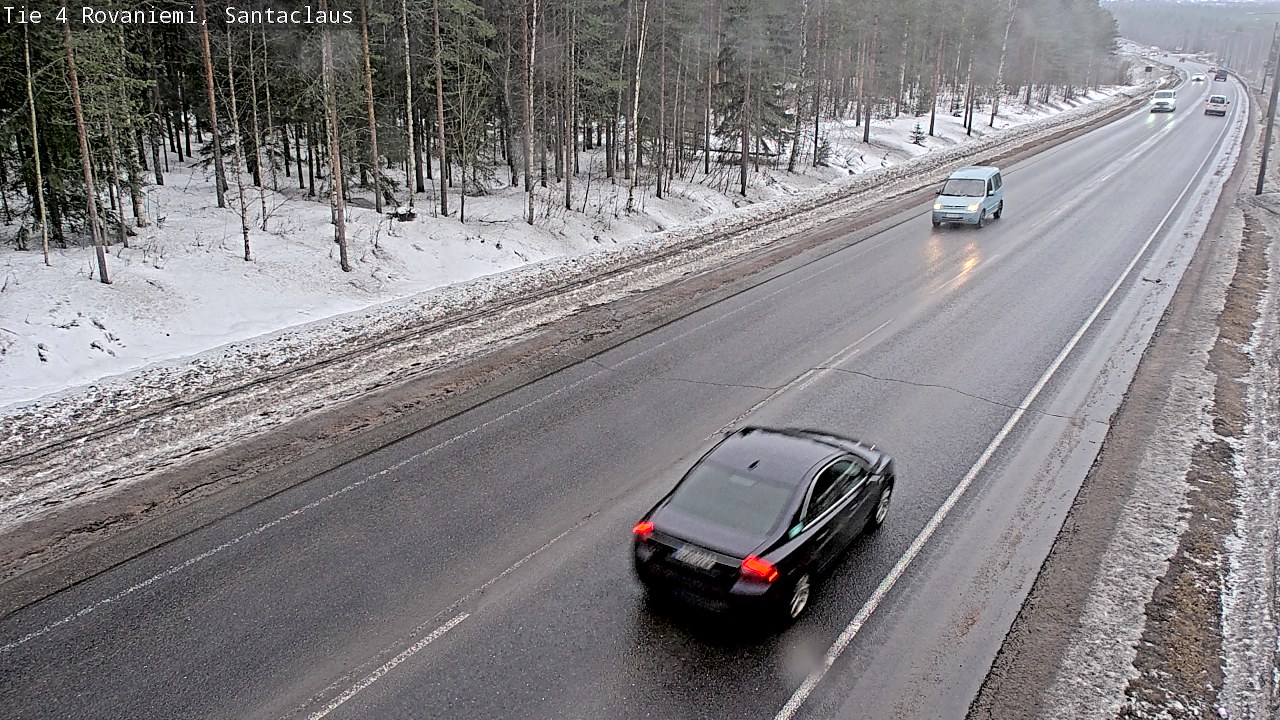 Weather Camera Image Väg 4 Rovaniemi, Santa Claus, Rovaniemi, Lappi