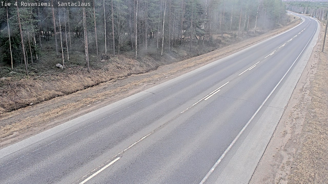 Weather Camera Image Road 4, Rovaniemi, Santa Claus, Rovaniemi, Lappi