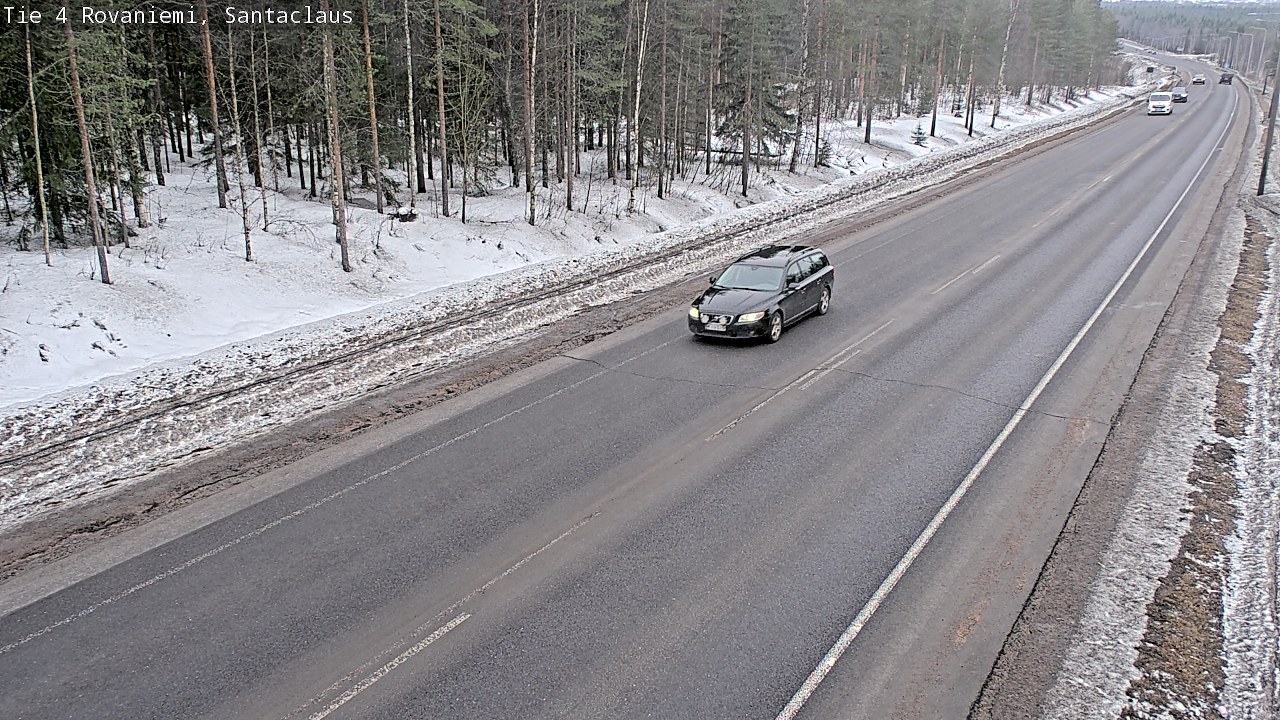 Weather Camera Image Road 4, Rovaniemi, Santa Claus, Rovaniemi, Lappi