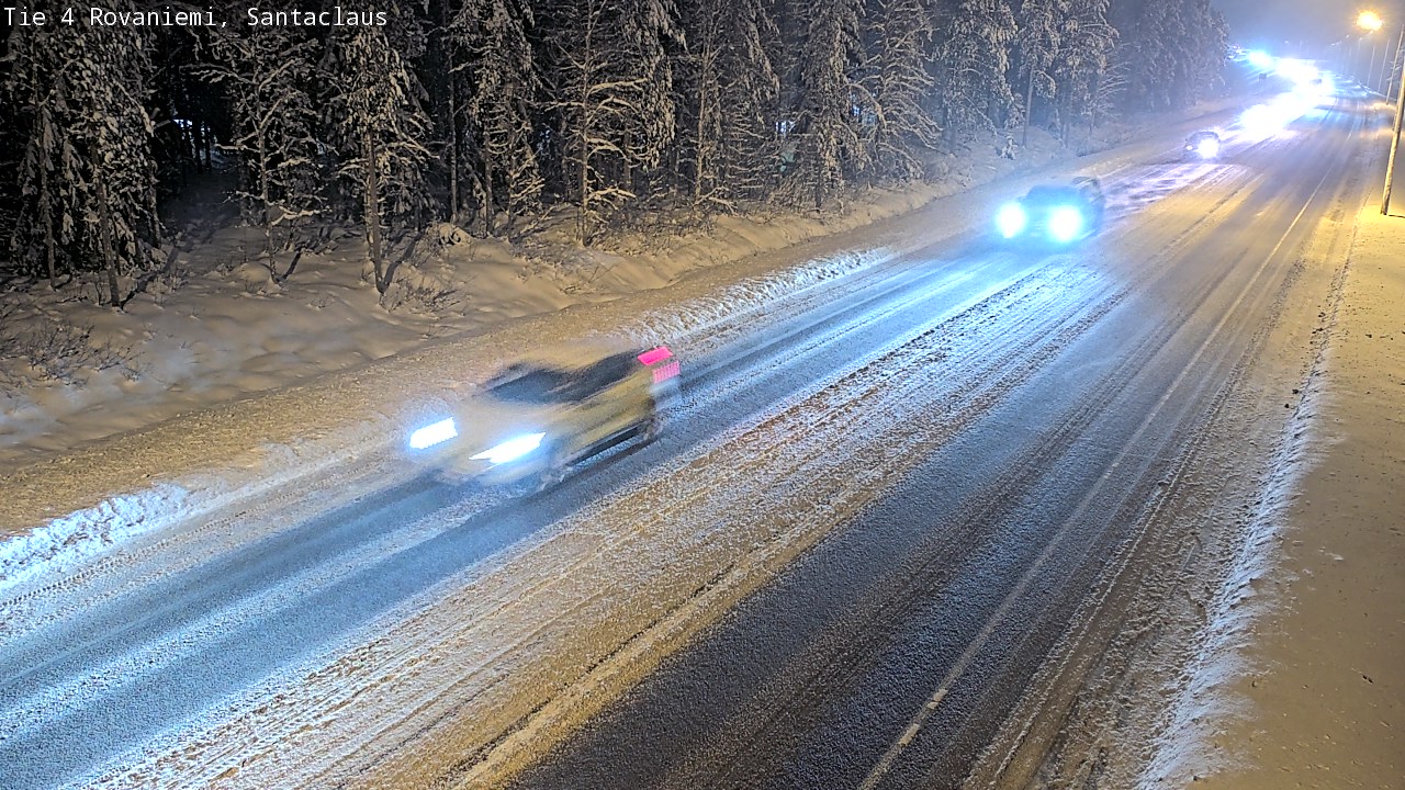 Weather Camera Image Road 4, Rovaniemi, Santa Claus, Rovaniemi, Lappi