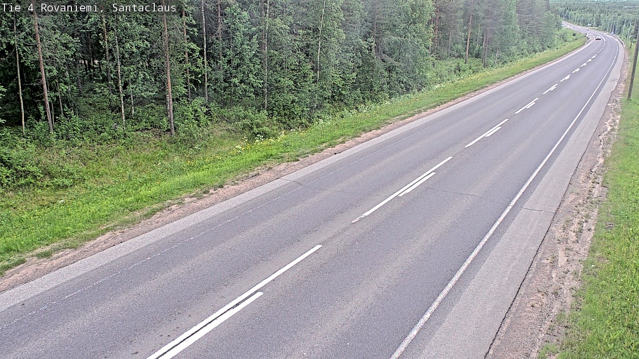 Weather Camera Image Road 4, Rovaniemi, Santa Claus, Rovaniemi, Lappi