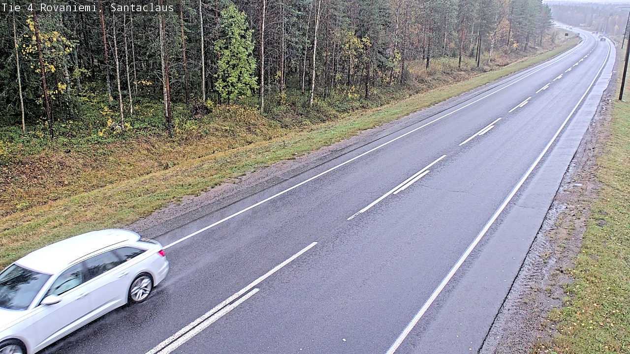 Weather Camera Image Väg 4 Rovaniemi, Santa Claus, Rovaniemi, Lappi