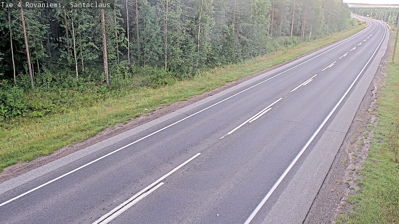 Weather Camera Image Road 4, Rovaniemi, Santa Claus, Rovaniemi, Lappi
