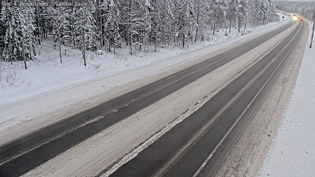 Weather Camera Image Road 4, Rovaniemi, Santa Claus, Rovaniemi, Lappi