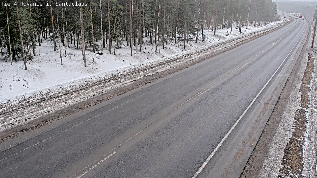 Weather Camera Image Road 4, Rovaniemi, Santa Claus, Rovaniemi, Lappi