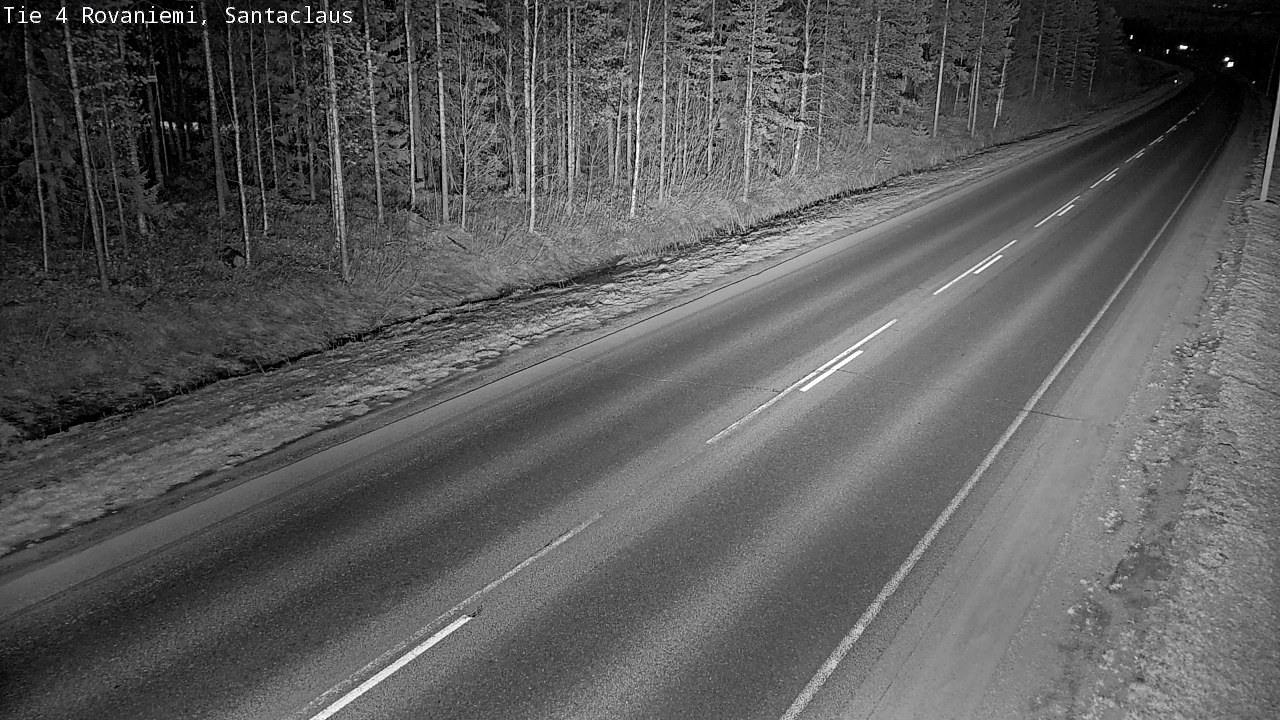 Weather Camera Image Väg 4 Rovaniemi, Santa Claus, Rovaniemi, Lappi