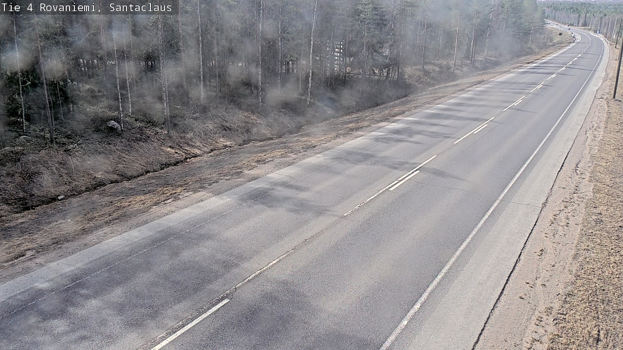 Weather Camera Image Road 4, Rovaniemi, Santa Claus, Rovaniemi, Lappi