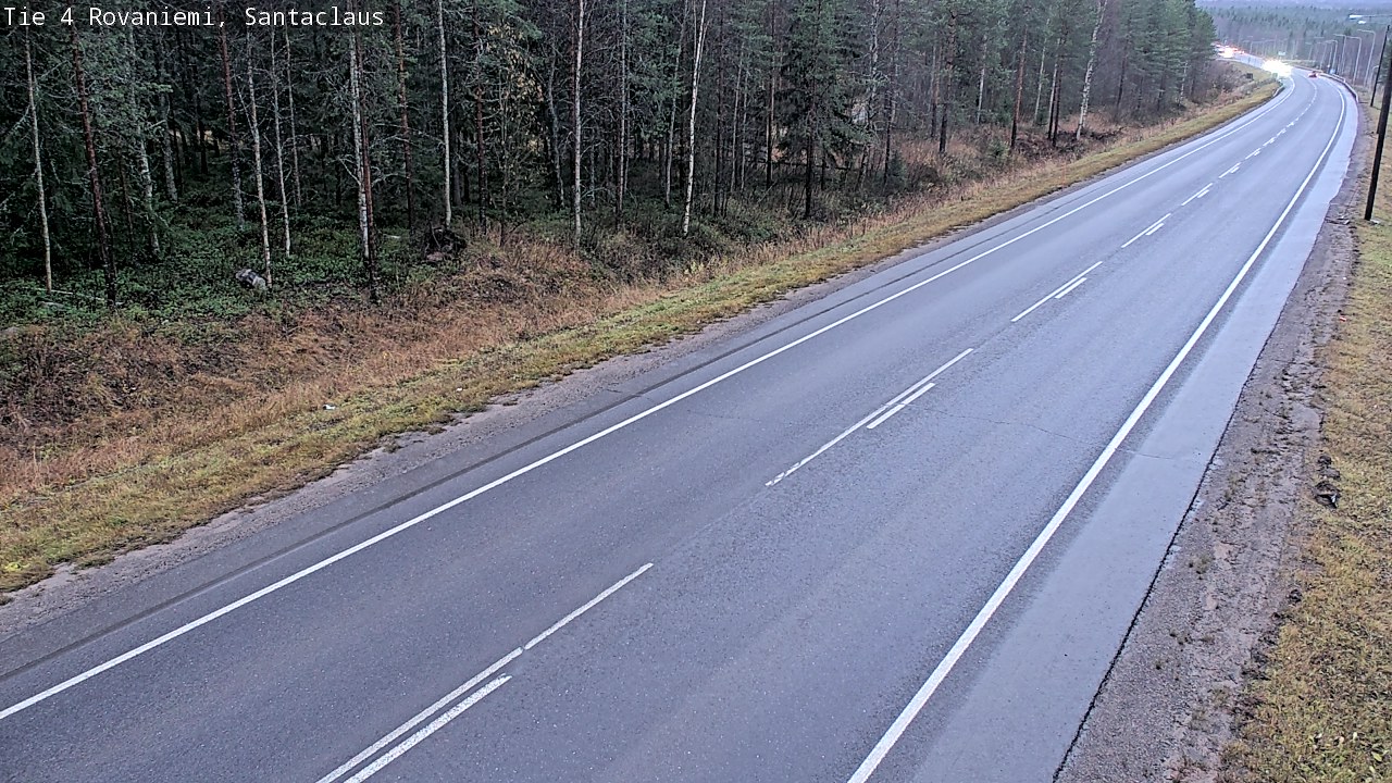 Weather Camera Image Road 4, Rovaniemi, Santa Claus, Rovaniemi, Lappi