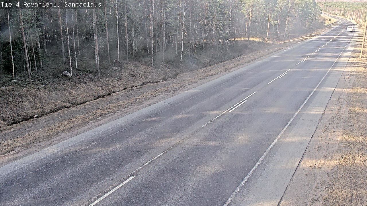 Weather Camera Image Road 4, Rovaniemi, Santa Claus, Rovaniemi, Lappi