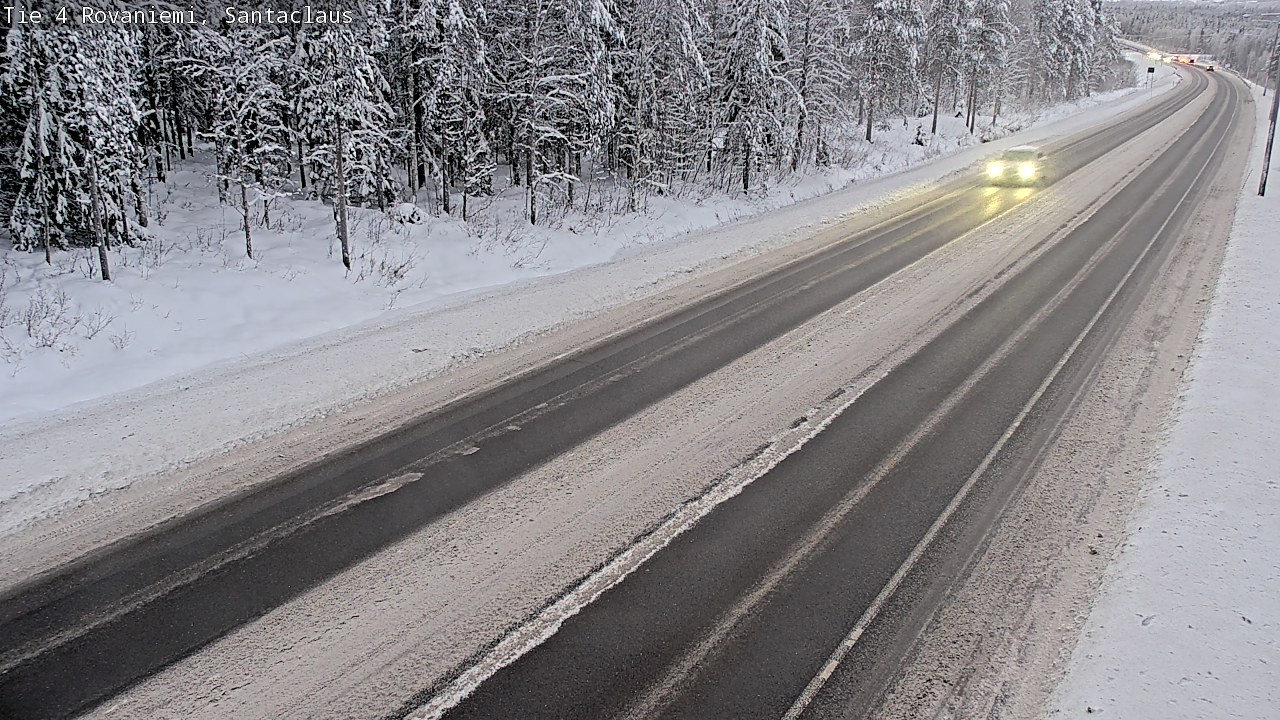 Weather Camera Image Road 4, Rovaniemi, Santa Claus, Rovaniemi, Lappi
