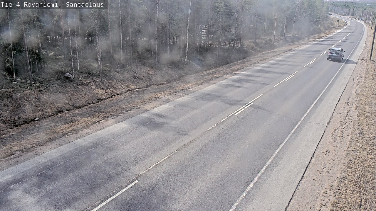 Weather Camera Image Road 4, Rovaniemi, Santa Claus, Rovaniemi, Lappi