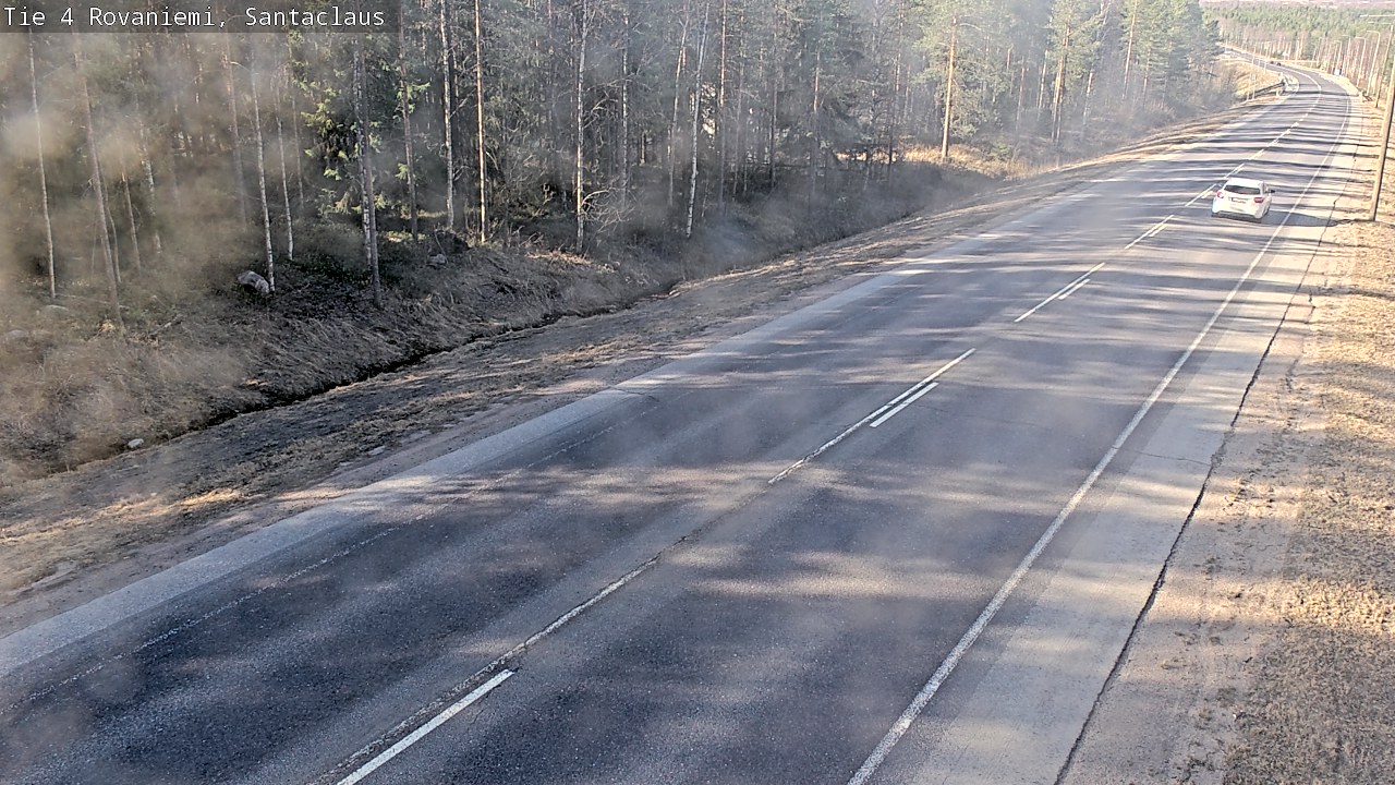 Weather Camera Image Road 4, Rovaniemi, Santa Claus, Rovaniemi, Lappi