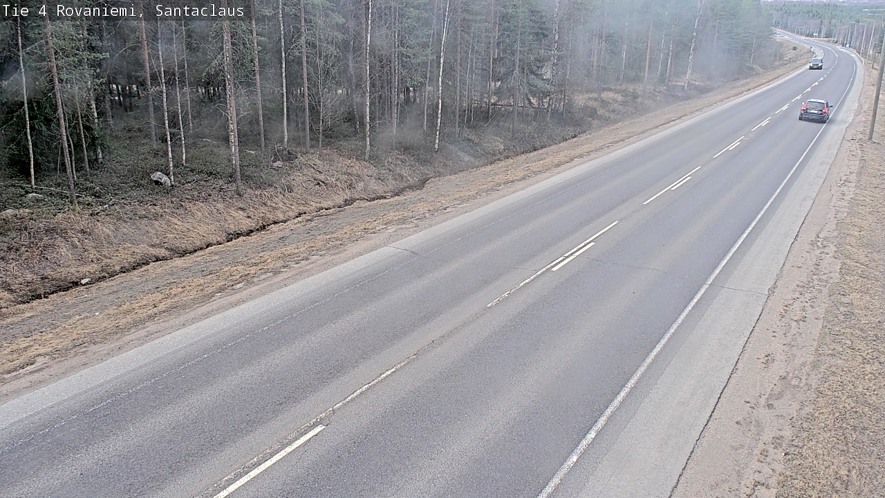 Weather Camera Image Road 4, Rovaniemi, Santa Claus, Rovaniemi, Lappi