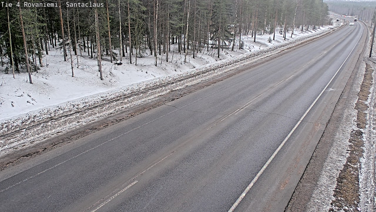 Weather Camera Image Road 4, Rovaniemi, Santa Claus, Rovaniemi, Lappi