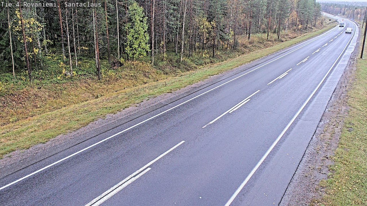 Weather Camera Image Road 4, Rovaniemi, Santa Claus, Rovaniemi, Lappi