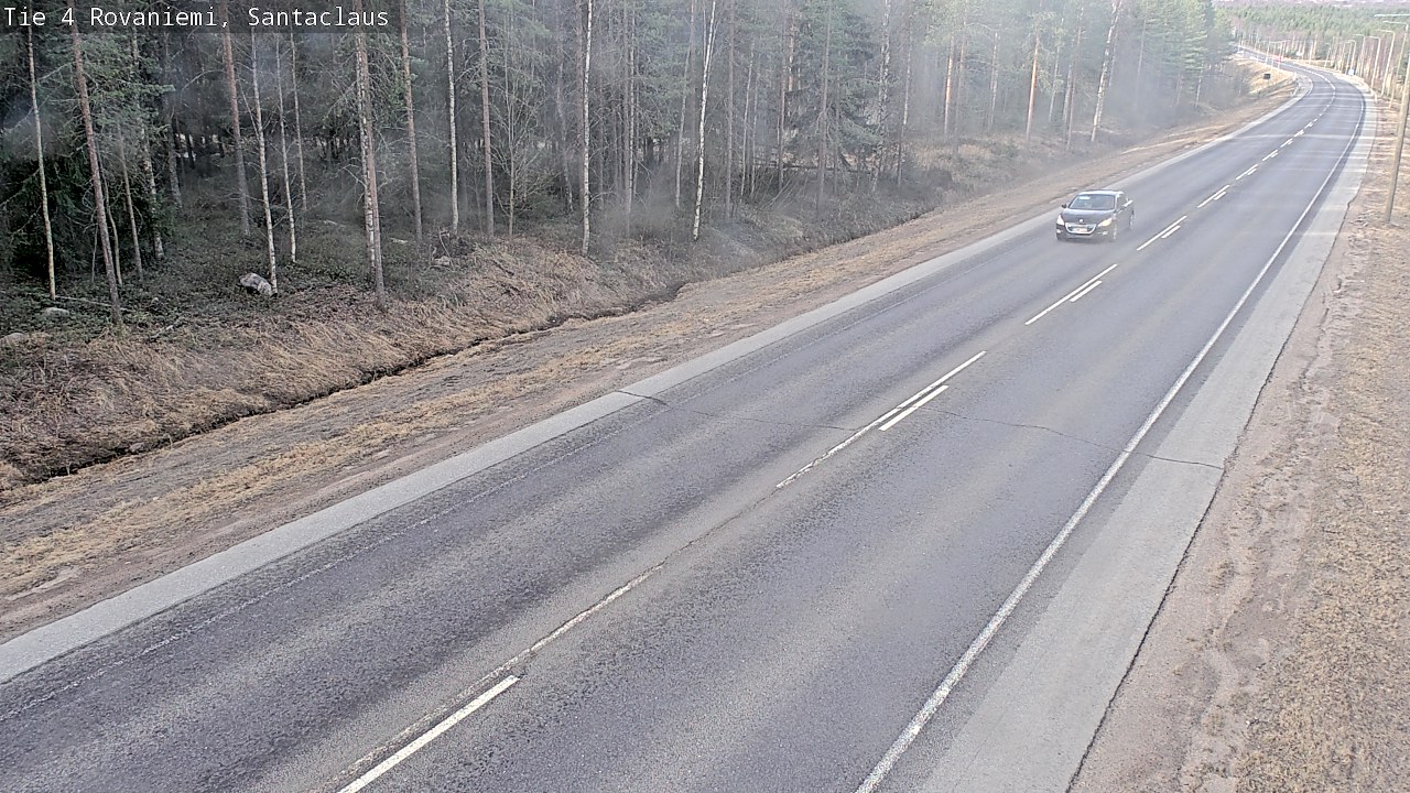 Weather Camera Image Väg 4 Rovaniemi, Santa Claus, Rovaniemi, Lappi