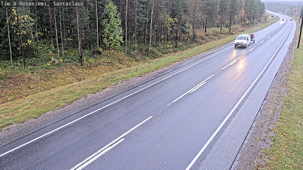 Weather Camera Image Väg 4 Rovaniemi, Santa Claus, Rovaniemi, Lappi