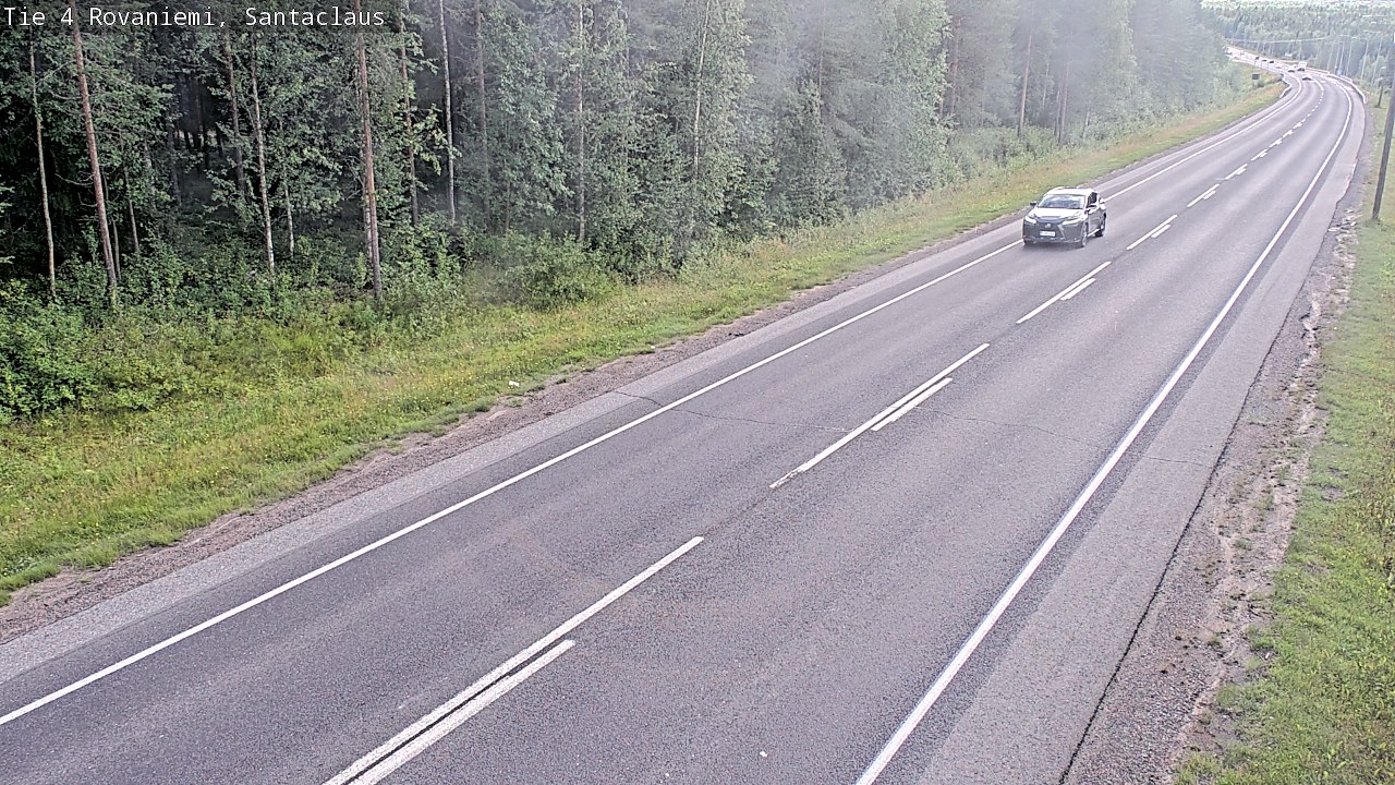 Weather Camera Image Väg 4 Rovaniemi, Santa Claus, Rovaniemi, Lappi